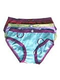 Esme Underwear Japanese Poppy 3 Pack Panties for Girls