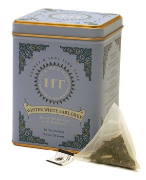 Winter White Earl Grey, 20 Sachets in tin by Harney & Sons by Harney & Sons