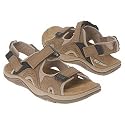 EARTH EMERGE Brown Oldstone Nubuck Summer Back Strap Sandals Women