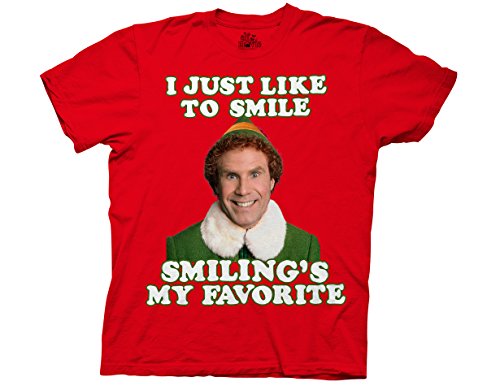 Ripple Junction Elf I Just Like to Smile Adult T-Shirt