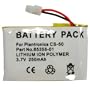 Hitech - Replacement Cordless Phone Battery for Plantronics CS50, CS55, CS60 Wireless Headset