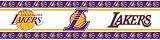 Los Angeles LA Lakers Kids Sports Wall Border