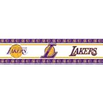 Los Angeles LA Lakers Kids Sports Wall Border