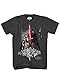 STAR WARS Men's First Order Army T-Shirt, Charcoal Heather, Large