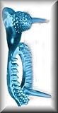 y2Male - Personal Lubricant Included - Tips Blue Prolong Penis Ring - Unique Penis Enhancement Aid