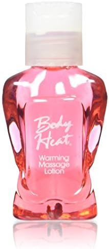 1 BODY HEAT warming massage lotion edible STRAWBERRY flavored oil by Body Heat