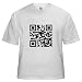 QR Code I Love Adam Lambert White T-Shirt