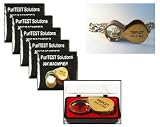Gemology Lab/Classroom Wholesale Supply- Fifty (50) PuriTEST 30x Magnification Eye Loupes, Double Lens High-Quality Optical Pocket Magnifying Glass