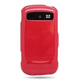 WIRELESS CENTRAL Brand Hard Snap-on Shield RED With CARBON FIBER Design Fac ....