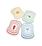 SiliconeZone Non-Skid Set Of 4 Cocktail Bar Boards.