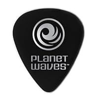 Planet Waves Black Celluloid Guitar Picks, 10 pack, Light
