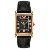 Emporio Armani Men's AR0453 Black Leather Watch