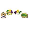 Mardi Gras Masks - 8 pk.