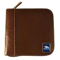 Denver Broncos Brown Square Leather CD Case
