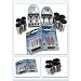 18pc Rechargeable Battery Charger Kit Aa Aaa C D 4 Aa, 4 Aaa