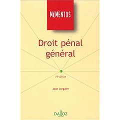 Droit p�nal g�n�ral