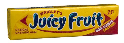 Juicy Fruit Gum, 40 5-stick packages
