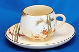 VB9060X-Japanese Porcelain Teacup and Saucer, Vintage, Japan, Porcelain (Ci), Antique Asian Decor: V