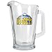 Denver Nuggets NBA 60oz Glass Pitcher - Primary Logo by Great American Products