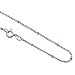 Italian Two Tone Fancy Beaded Sterling Silver Chain