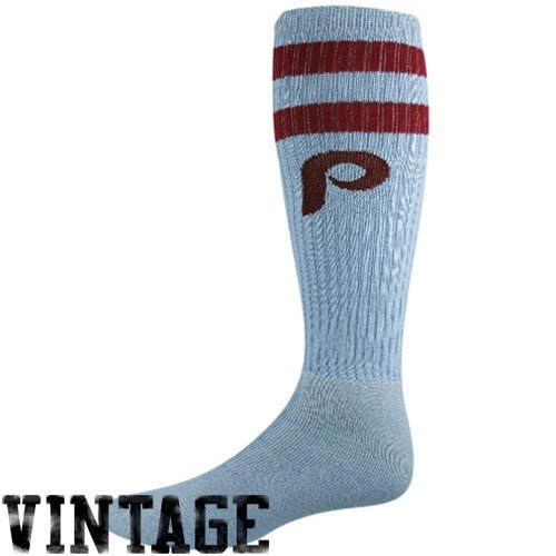 Philadelphia Phillies Light Blue Vintage Logo Tube Socks