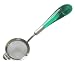 Pedrini Miro 3-Inch Strainer with Emerald Green Handle