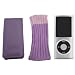 4G Purple Flip Case + Purple Sock & Ice Box Cover for the New Apple iPod nano 4th Generation 8GB & 16GB + Neck Strap