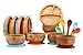Avanchy Baby Toddler Bamboo Feeding Spoon. Fda Approved, Bpa Free Silicone. A Great Baby Gift Set! 2 Pack, 5.5
