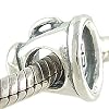 Cheerleader Megaphone solid 925 Sterling Silver Cheer Bead fits European Charm Bracelet