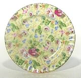Dessert Plate 8 Cream Chintz Decor Each