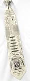 Lessons in Arithmetic 1834 by Museum Artifacts off white silk ties