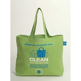 Reusable Bag - Clean Green Rodeo Drive Style-100% Recycled Plastic Bottle Bag - Made in USA