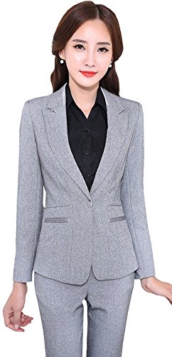（激情女郎）JIQINGNVLANG レディース OL 高級 上質 洗える 事務服 スカートスーツ セット パンツスーツ