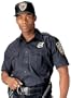 Police Uniform Shirt Navy Blue Short Sleeve