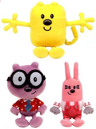 TY Beanie Babies - Nick Jr. WOW WOW WUBBZY (Complete Set of 3)