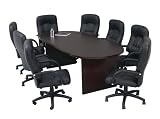 Conference Room Set with High Back Leather Chairs - Office Star - CSET-2