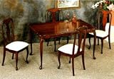 5 Piece Cherry Dining Set By Coaster Furniture