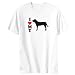 T-Shirt White  I Love My Greater Swiss Mountain Dog Silhouette  Dog