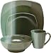 Sango Deco Green 16-Piece Dinnerware Set