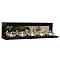 Benton 5-Tealight Candleholder with Mirror - Black (17")