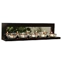 Nexxt by Linea Benton Wall-Mounted/Tabletop 5-Tealight Mirrored Holder, Black