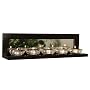 Nexxt by Linea Benton Wall-Mounted/Tabletop 5-Tealight Mirrored Holder, Black