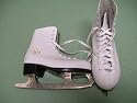 CCMFinesse white ice figure skates - size 4.0 adult/teen) - ONLY USED A COUPLE OF TIMES - very good condition -