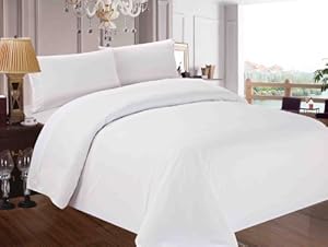 Red Nomad® Luxury 3 Piece Duvet & Sham Set, Full/Queen, White