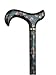Walking Cane - Trumpet Vine. This walking stick cane has an elegant floral print derby handle with matching print high gloss hardwood shaft. This walking aid has a weight capacity of 250 pounds and 36 inches long of height.