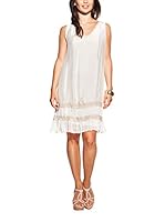 Laura Moretti Vestido Seda (Beige)