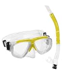 Speedo Junior Recreation Mask/Snorkel Set (Yellow)