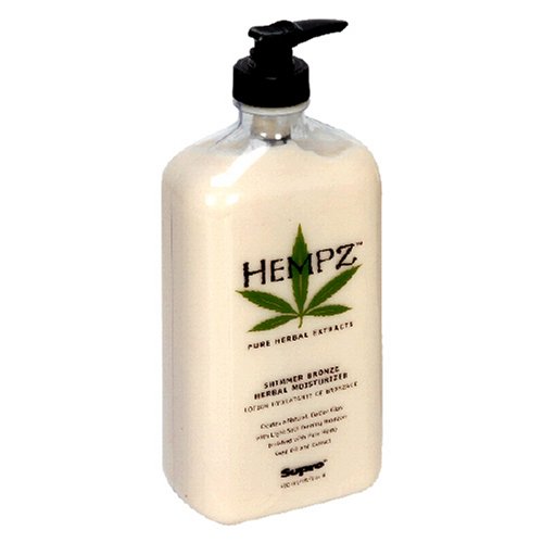 Hempz Supre Shimmer Bronze Herbal Moisturizer, 18 fl oz (500 ml) by Hempz
