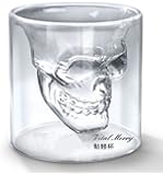 Set of 4 Fred and Friends Doomed Crystal Skull Shotglass