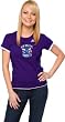 New Orleans Hornets adidas Women's Primary Logo Layered Tissue Tee